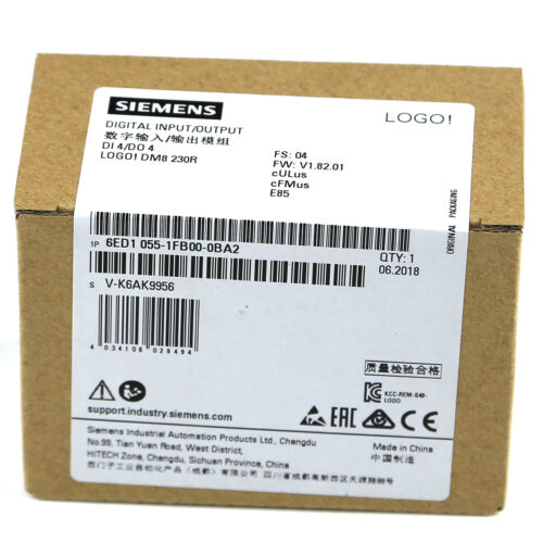1PCS New Siemens LOGO!8 LOGO DM8 230R 6ED1055-1FB00-0BA2 6ED1 055-1FB00-0BA2