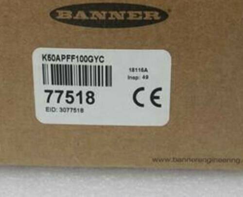 1PC NEW IN BOX BANNER touch pickup indicator K50APFF100GYC 77518