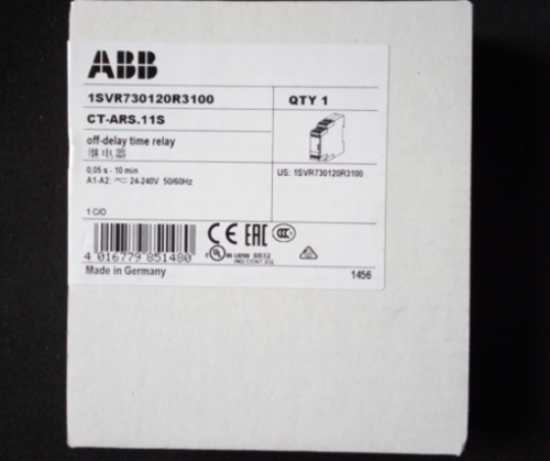 1PC New IN BOX ABB CT-ARS.11S 1C/O 24-240V 50/60Hz Time Relay
