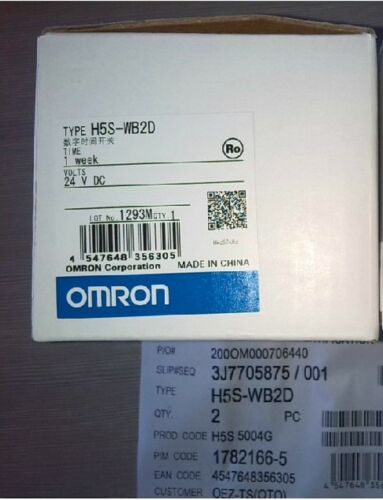 New 1Pcs Week H5s-Wb2d H5swb2d 24Vdc Time Switch Omron Plc Module