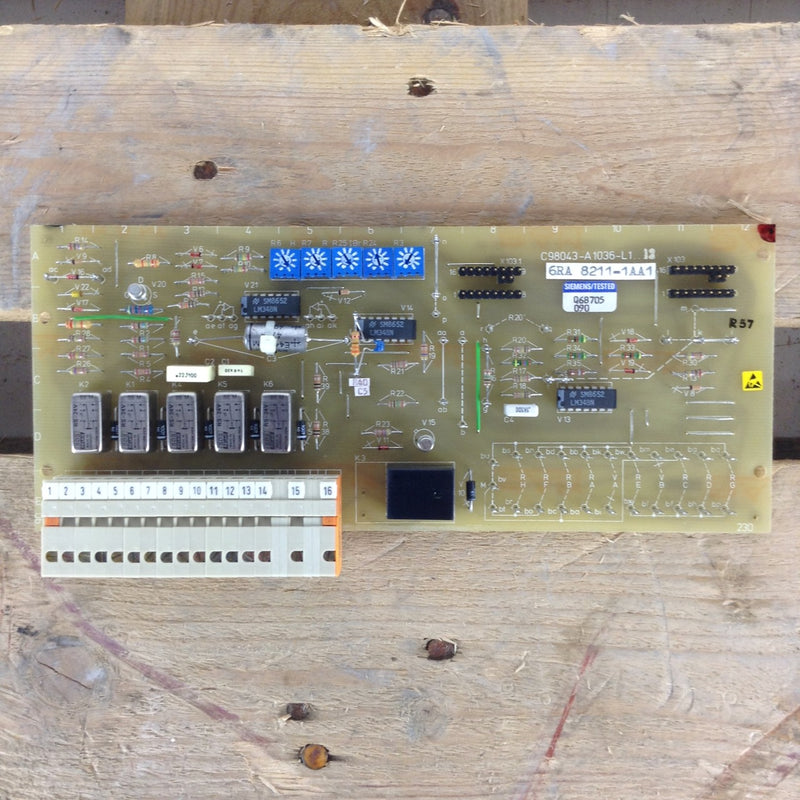 6RA8211-1AA1 Siemens Simoreg drive control board