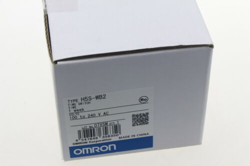 1PC Omron Time Switch H5S-WB2 100-240VAC New