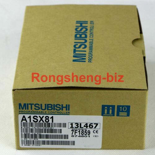 One New Mitsubishi Input Unit A1SX81 DC12/24V Original NIB