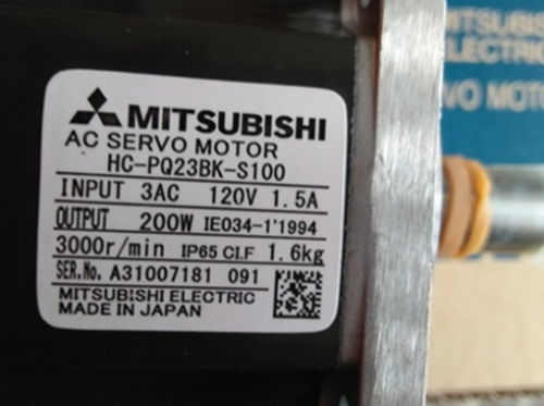 1PC NEW Mitsubishi servo motor HC-PQ23BK-S100