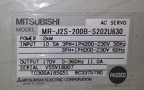 1PC New Mitsubishi MR-J2S-200B-S202U630