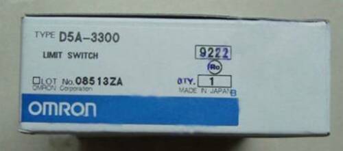 1PC NEW in box Omron limit switch D5A-3300 D5A3300 1 year warranty