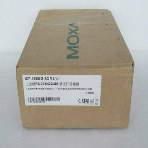 1PC NEW MOXA Industrial Grade Fiber Converter ICF-1150I-S-SC
