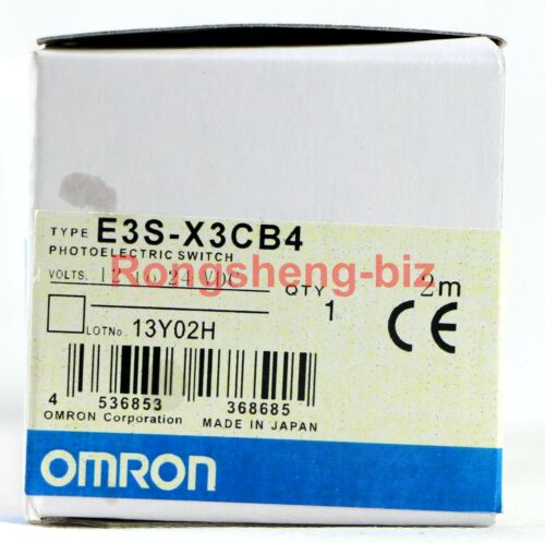 1PC New In Box OMRON E3S-X3CB4 PHOTOELECTRIC SWITCH