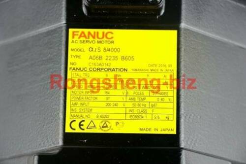 1PC NEW In Box Fanuc A06B-2235-B605 Servo Motor One year warranty