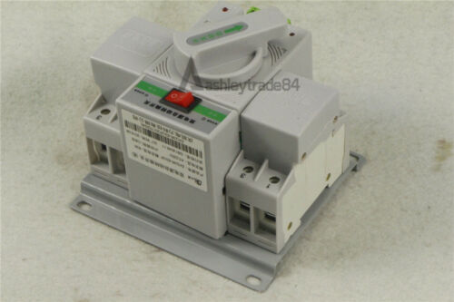 1pcs Intelligent Mini Q3R-63/2P 63A Dual Power Automatic Transfer Switch