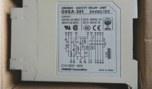 New IN BOX OMRON G9SA-301 24VAC/DC Safety Relay Unit