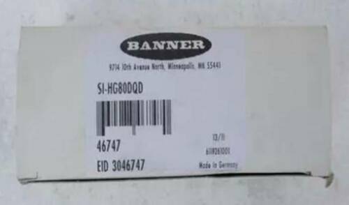 1PC NEW IN BOX BANNER sensor SI-HG80DQD 46747
