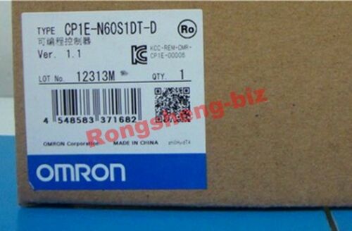 New In Box OMRON PLC CP1E-N60S1DT-D CP1EN60S1DTD