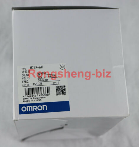 ONE OMRON Counter H7BX-AW AC100-240V Brand NEW IN BOX