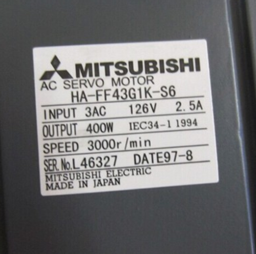 1PC NEW IN BOX MITSUBISHI Servo Motor HA-FF43G1K-S6