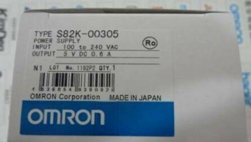 1PC New Omron S82K-00305 Power Supply 100-240VAC