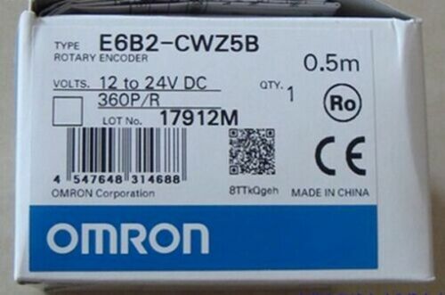 One NEW OMRON E6B2-CWZ5B 360P/R INCREMENTAL ROTARY ENCODER PLC MODULE 0.5M