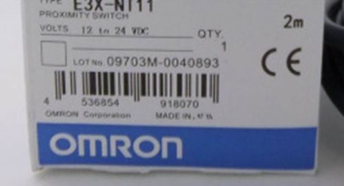 1PC NEW IN BOX Omron E3X-NT11 Fiber Optic Sensor