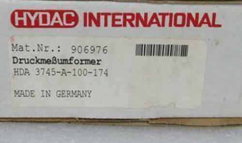 1PC New HYDAC pressure switch HDA 3745-A-100-174