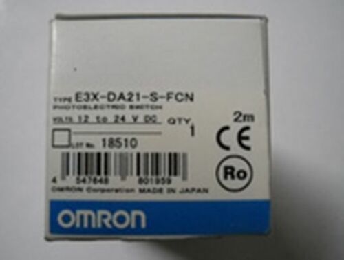 1PC NEW IN BOX Omron Photoelectric Switch E3X-DA21-S-FCN 12-24VDC