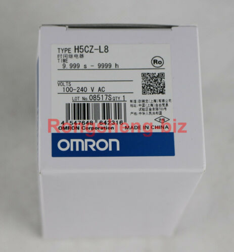 New Omron Timer H5CZ-L8 ( H5CZL8 ) 100-240VAC