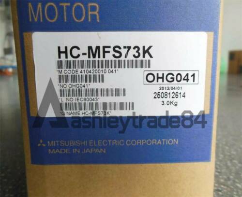 1PC Mitsubishi HCMFS73K Servo Motor HC-MFS73K New