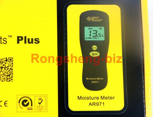 NEW AR971 Pocket Wood Moisture Meter Digital Tester Smart Sensor