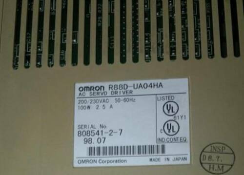 1PC New Omron Servo Driver R88D-UA04HA ship