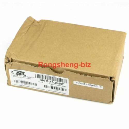 One New In Box CONDOR GPFM115-28-107 Drager Switching Power Supply