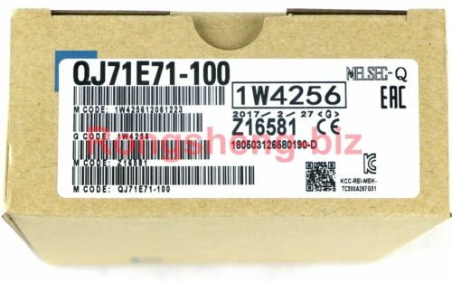One NEW MITSUBISHI PLC QJ71E71-100 Melsec Ethernet Networking Module