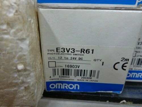 1PC OMRON E3V3-R61 PHOTOELECTRIC SWITCH NEW