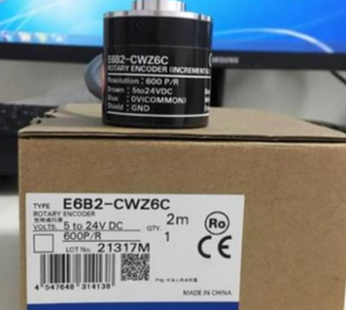 One Omron Rotary Encoder E6C2-CWZ6C E6C2CWZ6C 600P/R New in Box NIB