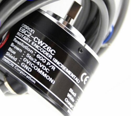 One Omron Rotary Encoder E6C2-CWZ6C E6C2CWZ6C 600P/R New in Box NIB