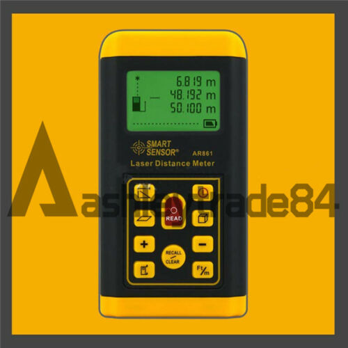 0.3-60m Measure Tester Indicator Digital Laser Distance Meter Range Finder AR861