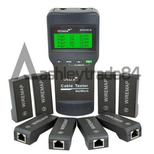 NF-8108-M Portable Network Tester Network Cable Length Meter Remote Unit RJ45