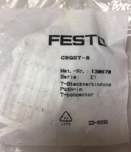 1PC New FESTO Gas Fitting CRQST-8 130670