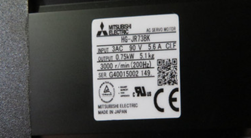 1PC New Mitsubishi Servo Motor HF-JP73BK HFJP73BK
