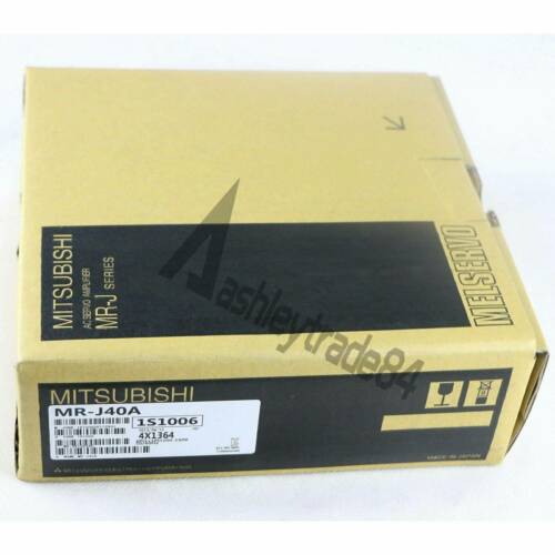 1PC New In Box Mitsubishi AC SERVO MOTOR MR-J40A 400W