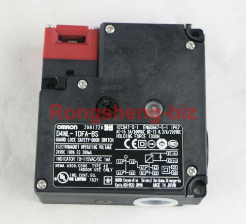 NEW Omron D4NL-1DFA-BS PLC Safety Switch, Lock Door