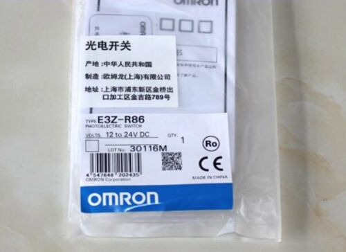 1PC NEW OMRON PhotoElectric Switch E3Z-R86 12-24VDC