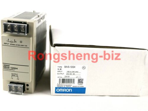 1PC Brand New Omron Power Supply S8VS-12024 100-240V 24VDC