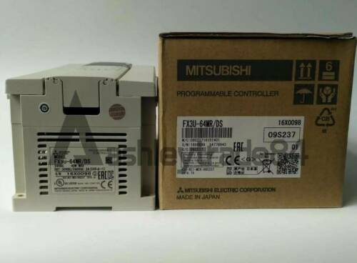 1PC New in box Mitsubishi PLC FX3U-64MR/DS FX3U-64MR-DS