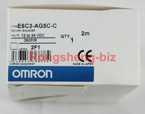 One New OMRON Rotary Encoder Absolute E6C3-AG5C E6C3AG5C 360P/R Original
