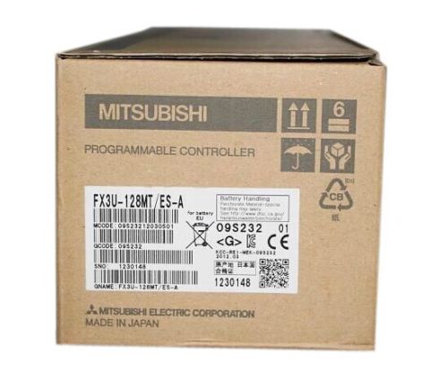 1PCS Mitsubishi FX3U-128MT/ES-A PLC Module NEW