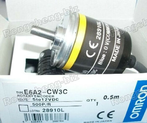 Brand New OMRON Rotary Encoder E6A2-CS5C 500P/R E6A2CS5C