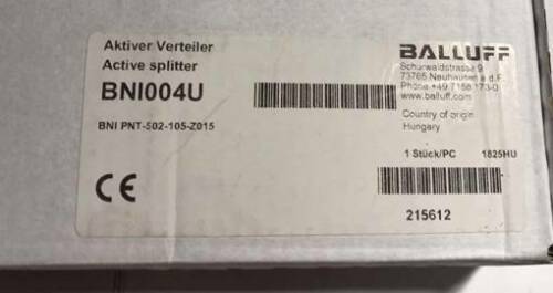 1PC NEW IN BOX BALLUFF Network Module BNI PNT-502-105-Z015 BNI004U