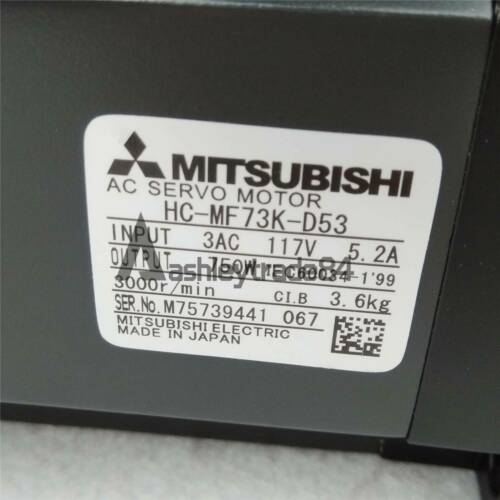 Mitsubishi Servo Motor HC-MF73K-D53 New