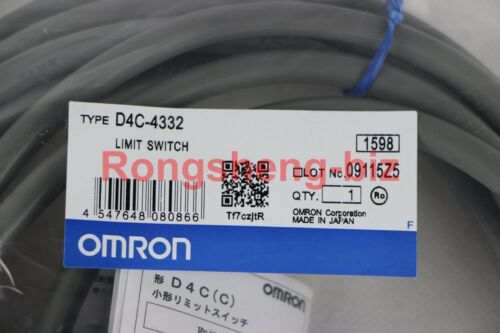 1PC New & Genuine OMRON Limit Switch D4C-4332 D4C4332