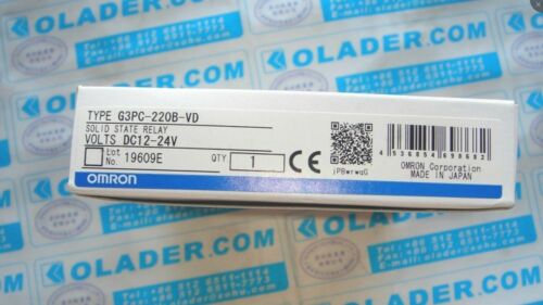 NEW IN BOX OMRON Solid State Relay G3PC-220B-VD 12-24VDC