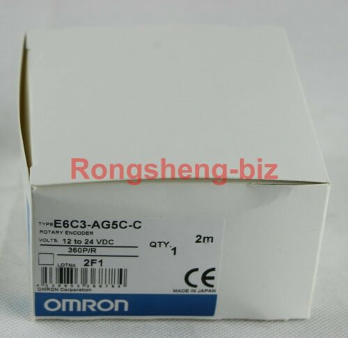 One New OMRON Rotary Encoder Absolute E6C3-AG5C E6C3AG5C 360P/R Original